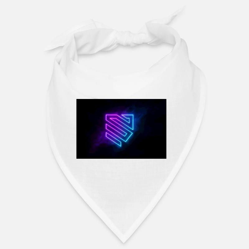 Neon Geometric Shield Bandana