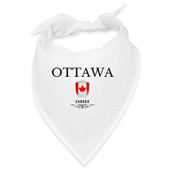 Souvenir Ottawa, Ottawa Kanada - Bandana - Weiß - Vorne