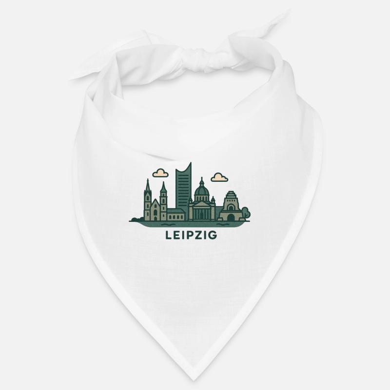 Leipzig Skyline  Bandana