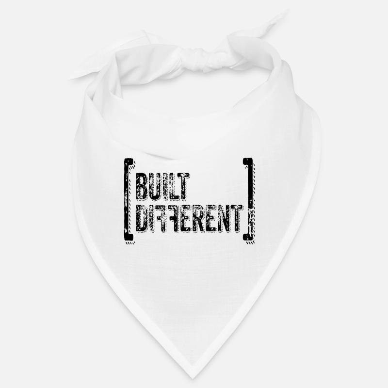 Built Different – Trend Statement Typo Spruch Bandana