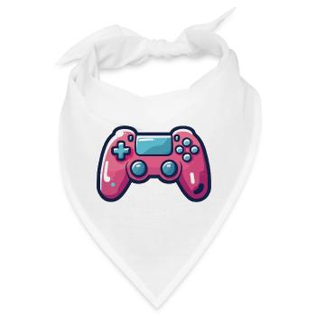 Gamer, Videospiel-Leidenschaft, Gamepad - Bandana - Weiß - Vorne