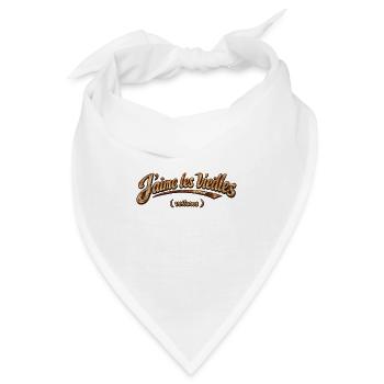 Ich mag alte, rostige Autos - Bandana - Weiß - Vorne