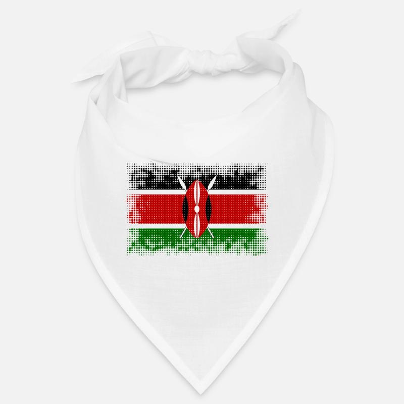 Pays du drapeau Kenya Bandana