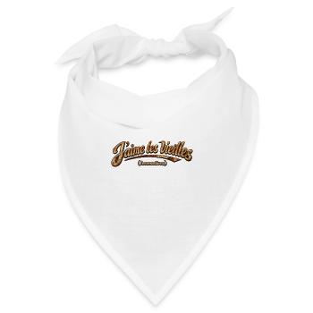 Ich mag alte rostige Lokomotiven - Bandana - Weiß - Vorne
