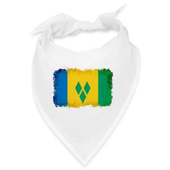Geschenk für St - Bandana - Weiß - Vorne