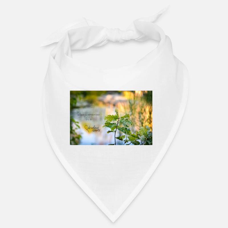 Monde de Fabiolous Goldig - Bandana - blanc