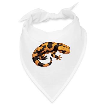 Feuersalamander Salamander - Bandana - Weiß - Vorne