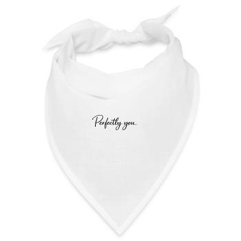 Perfectly you Handschrift - Bandana - Weiß - Vorne