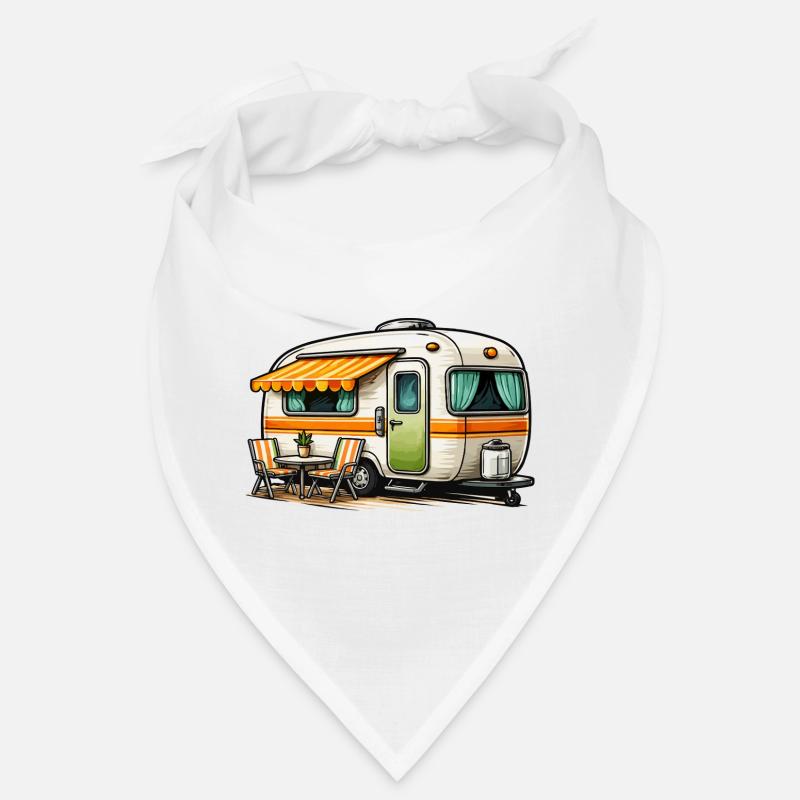 Retro caravan camping magic Bandana