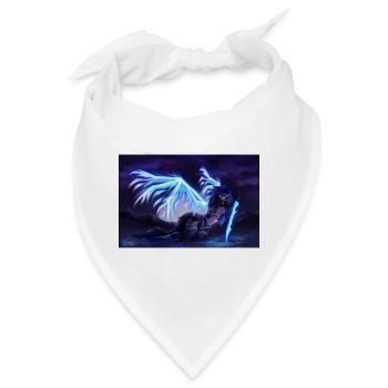 Alóe - Gefallener Engel (von Bunneko_Arts) - Bandana - Weiß - Vorne