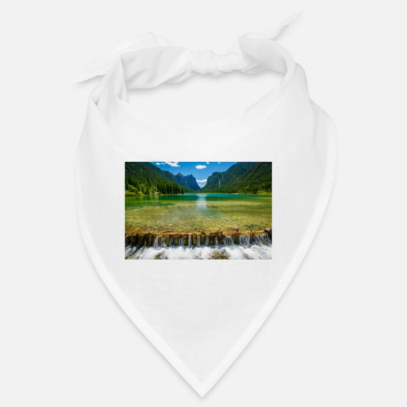 Lac Dobbiaco dans les Dolomites Bandana