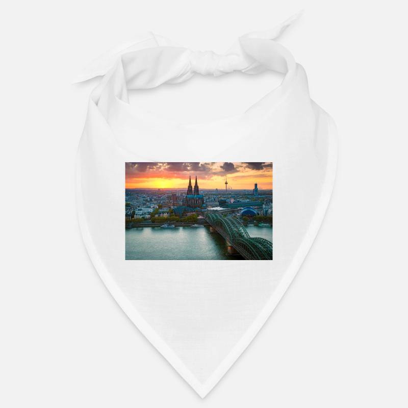 Kölner Dom im Abendlicht Bandana
