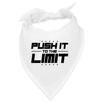Push It To The Limit - Bandana - Weiß - Vorne
