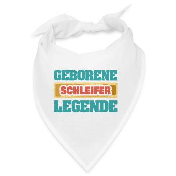 Legende Schleifer - Bandana - Weiß - Vorne