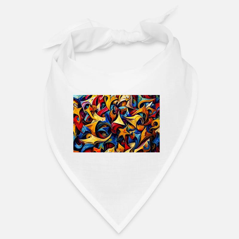 Bunte Sternformen Abstrakt Bandana