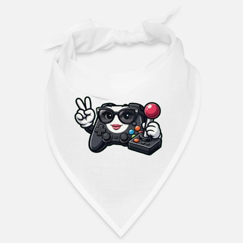 Kawaii-Spielcontroller-Friedenszeichen Bandana