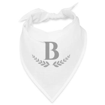 B - Bandana - Weiß - Vorne