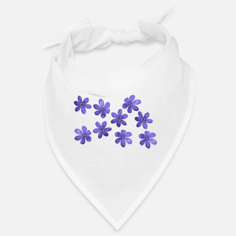 Marche de fleurs rétro de liverwort Bandana