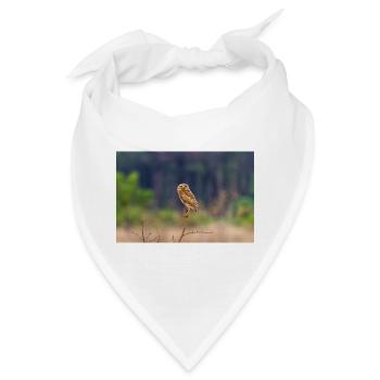 Eule die Eule - Bandana - Weiß - Vorne