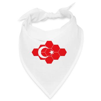 Türkei Turkey   - Bandana - Weiß - Vorne