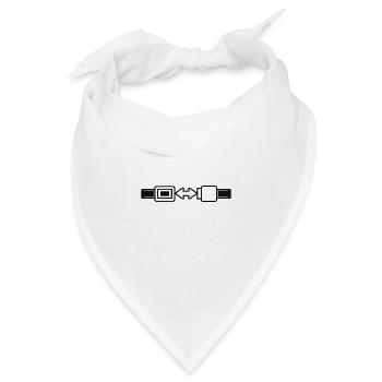 SeatBelt Sign - Bandana - Weiß - Vorne