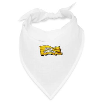 Hafen Hamburg Flaggen-Design - Bandana - Weiß - Vorne