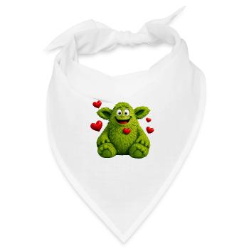 Monster - Bandana - Weiß - Vorne
