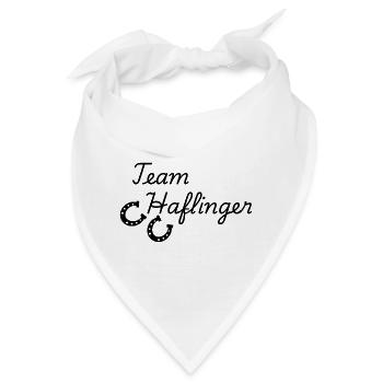 Team Haflinger - Bandana - Weiß - Vorne