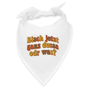 schwäbisch, Schwabenland, Stuttgart, schwäbischer  - Bandana - Weiß - Vorne