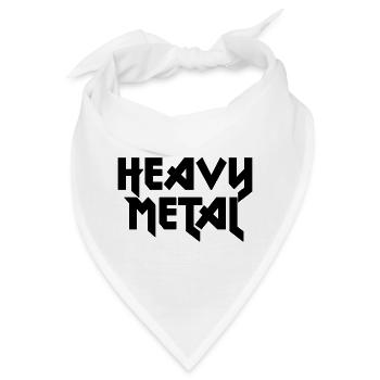Heavy-Metal-Logo T-Shirt - Bandana - Weiß - Vorne