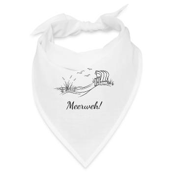 Meerweh! - Bandana - Weiß - Vorne