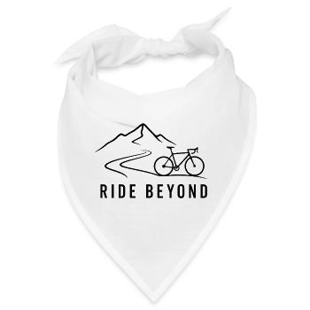 Gipfelpfad Ride Beyond - Bandana - Weiß - Vorne
