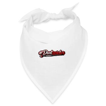 #Dartspieler Hashtag Logo - Bandana - Weiß - Vorne