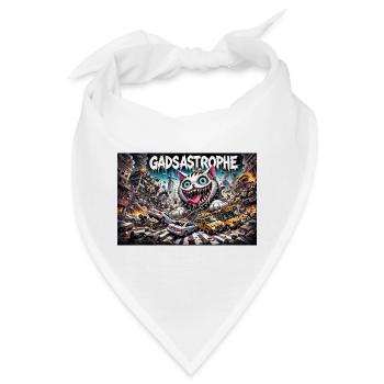 Gadsastrophe Quer - Bandana - Weiß - Vorne
