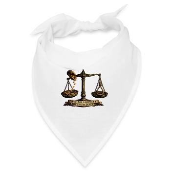 Give Me Liberty or Give Me Death – Freedom  - Bandana - Weiß - Vorne