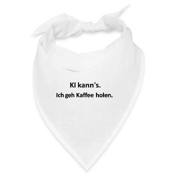 KI - Bandana - Weiß - Vorne