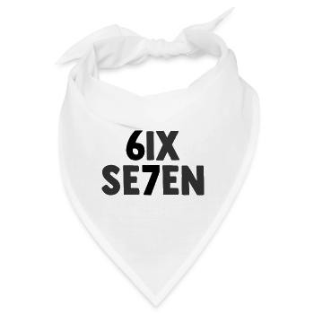 Six Seven - 67 - Meme - Basketball - 6-7 - Bandana - Weiß - Vorne