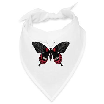 Gewöhnlicher Rosenschmetterling Pachliopta aristolochiae - Bandana - Weiß - Vorne