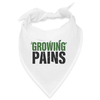 Growing Pains Motivation - Bandana - Weiß - Vorne