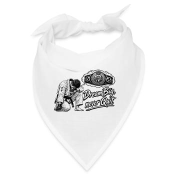 DreamBig Never Quit Karate - Bandana - Weiß - Vorne