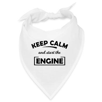 Motorsport Freunde - Bandana - Weiß - Vorne