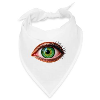 Paradiesauge - Bandana - Weiß - Vorne