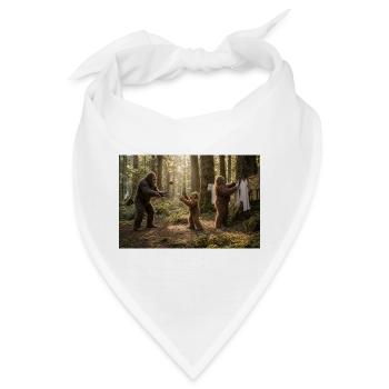 Bigfoot Playtime Familienwald - Bandana - Weiß - Vorne