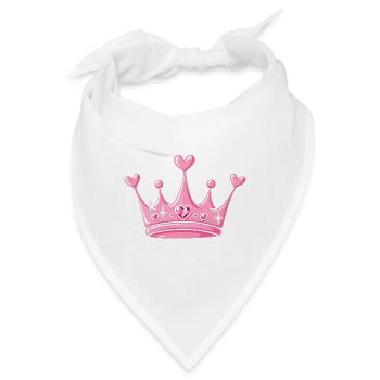 Krone - Bandana - Weiß - Vorne
