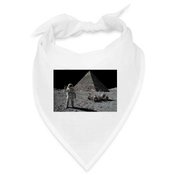 Begegnung mit der Mondpyramide - Bandana - Weiß - Vorne