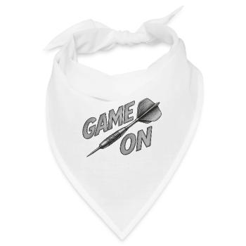 Game On Pfeil Design - Bandana - Weiß - Vorne