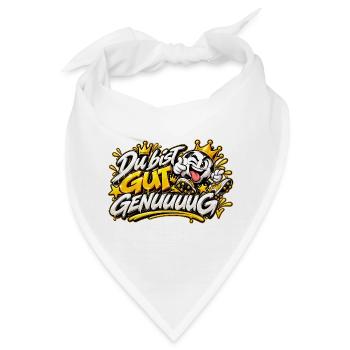 Du bist Gut Genug - Bandana - Weiß - Vorne
