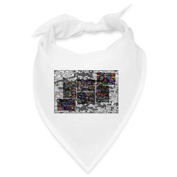 Partikel-Kollision - Bandana - Weiß - Vorne