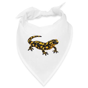Feuersalamander - Bandana - Weiß - Vorne