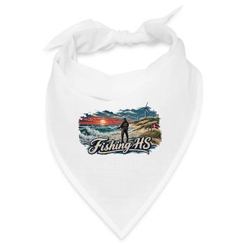 Angeln Hvide Sande - Bandana - Weiß - Vorne